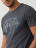 Slim Fit Placement Printed T-Shirt | Grey