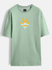 Wrogn Graphic Printed Oversized Fit T-Shirt | Green