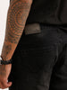 Faded Slim Fit Denim Jeans | Black