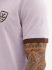 Classic Contrast Sleeves Polo T-Shirt | Purple | WWTS248F