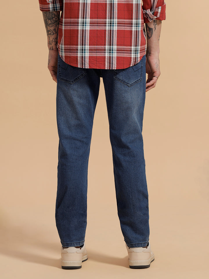 Heavy Fade Slim Fit Jeans | Blue