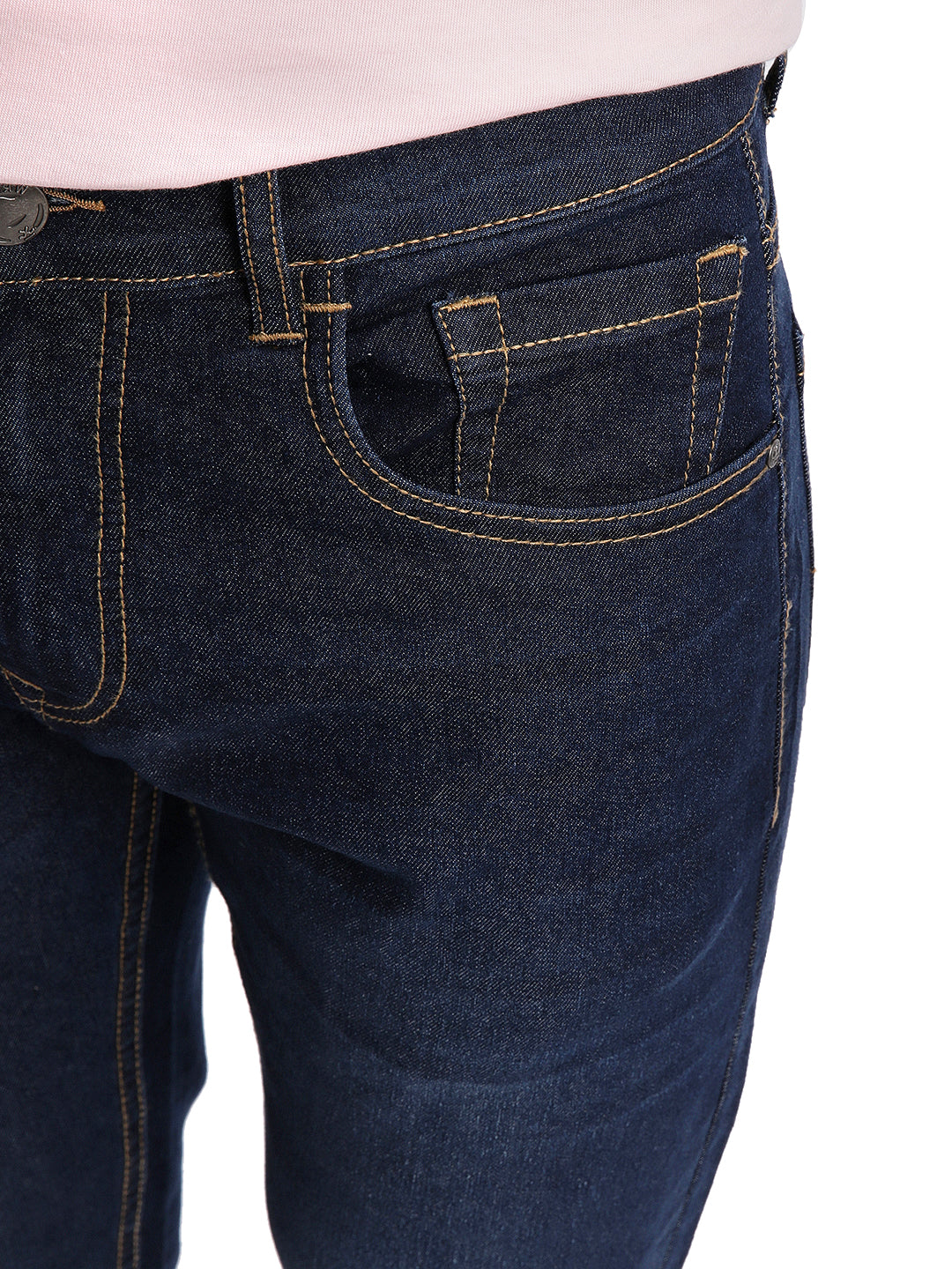 Classic Dark Blue Twilled Jeans