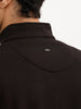 Solid Quater Zipper Sweatshirt | Black