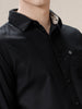 Solid Black Formal Shirt