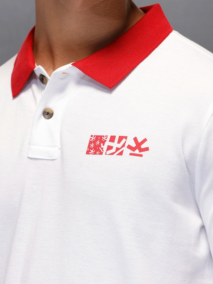 Men's Regular Fit polo tshirt |  White
