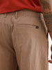 Textured Loose Fit Trousers | Light Brown