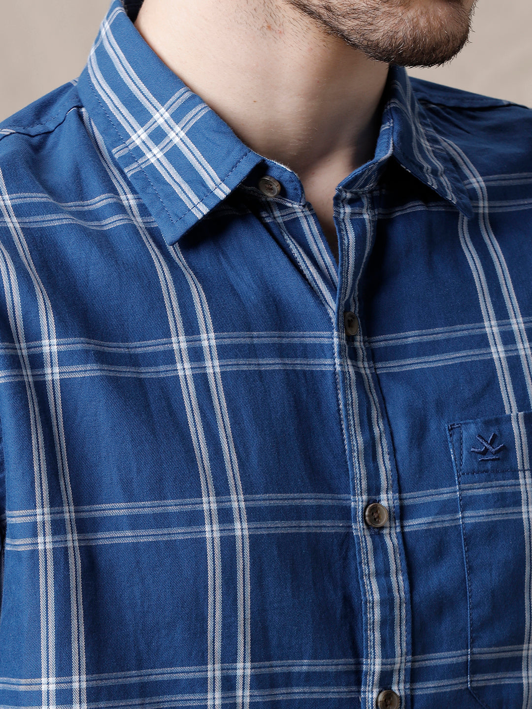 Blue Haze Plaid Shirt