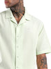 Mint Resort Collar Solid Shirt