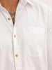 Regular Fit Textured Full Sleeve Shirt | White | WWSH9183F
