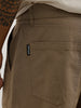 Solid Loose Fit Cargo Trousers | Beige