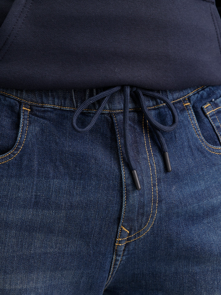 Classic Denim Jogger  | Blue