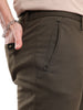 Classic Olive Slant Pocket Trouser