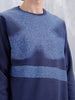 Men's Graphic Printed Sweatshirt | Navy Blue