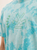 Oversized Tie & Die T-Shirt | Light Blue