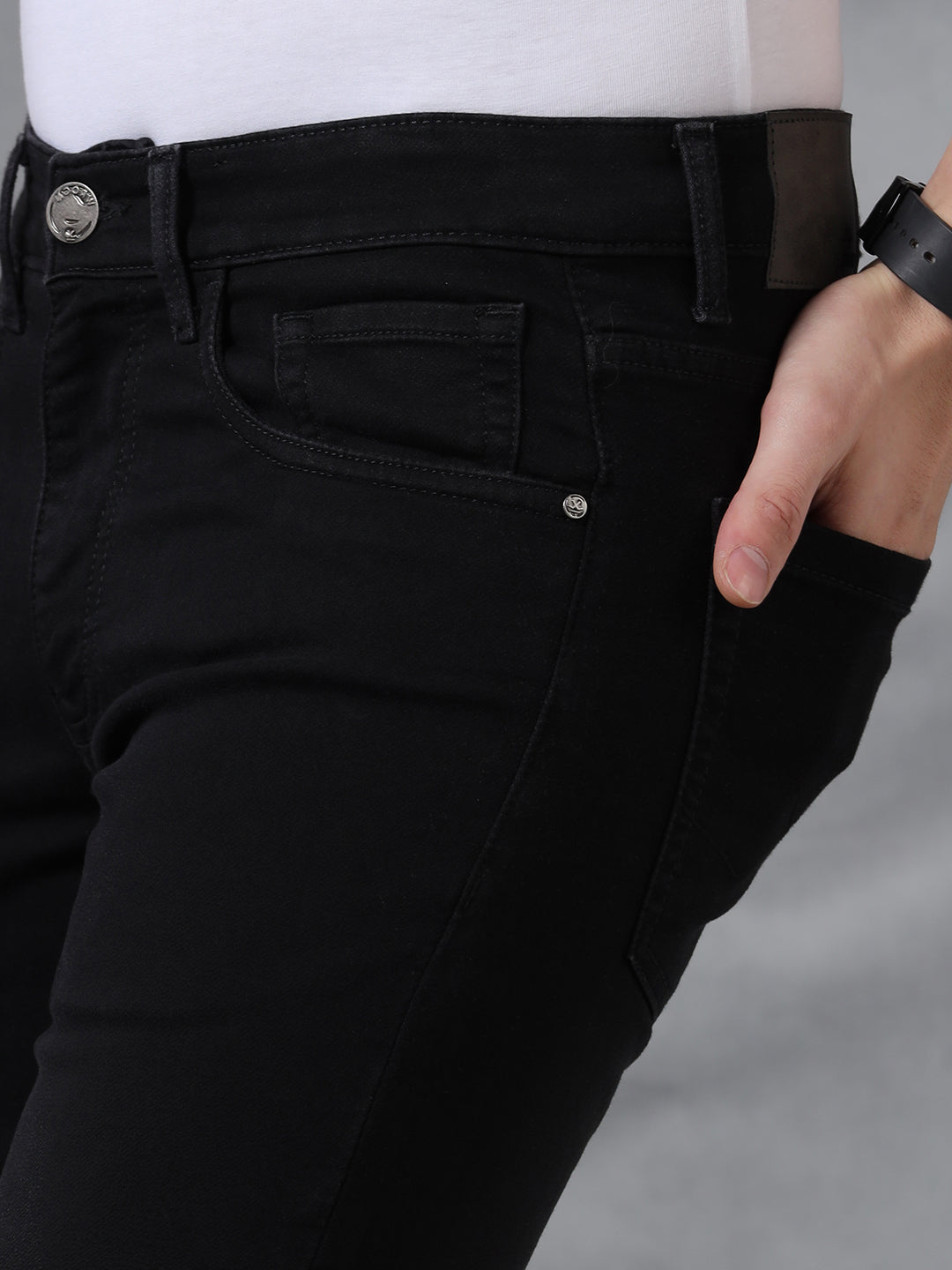 Jet Black Slim Fit Jeans