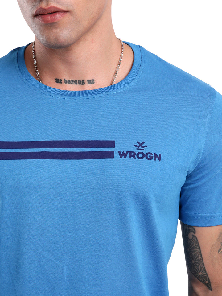 Dual Lines Crew Neck T-Shirt