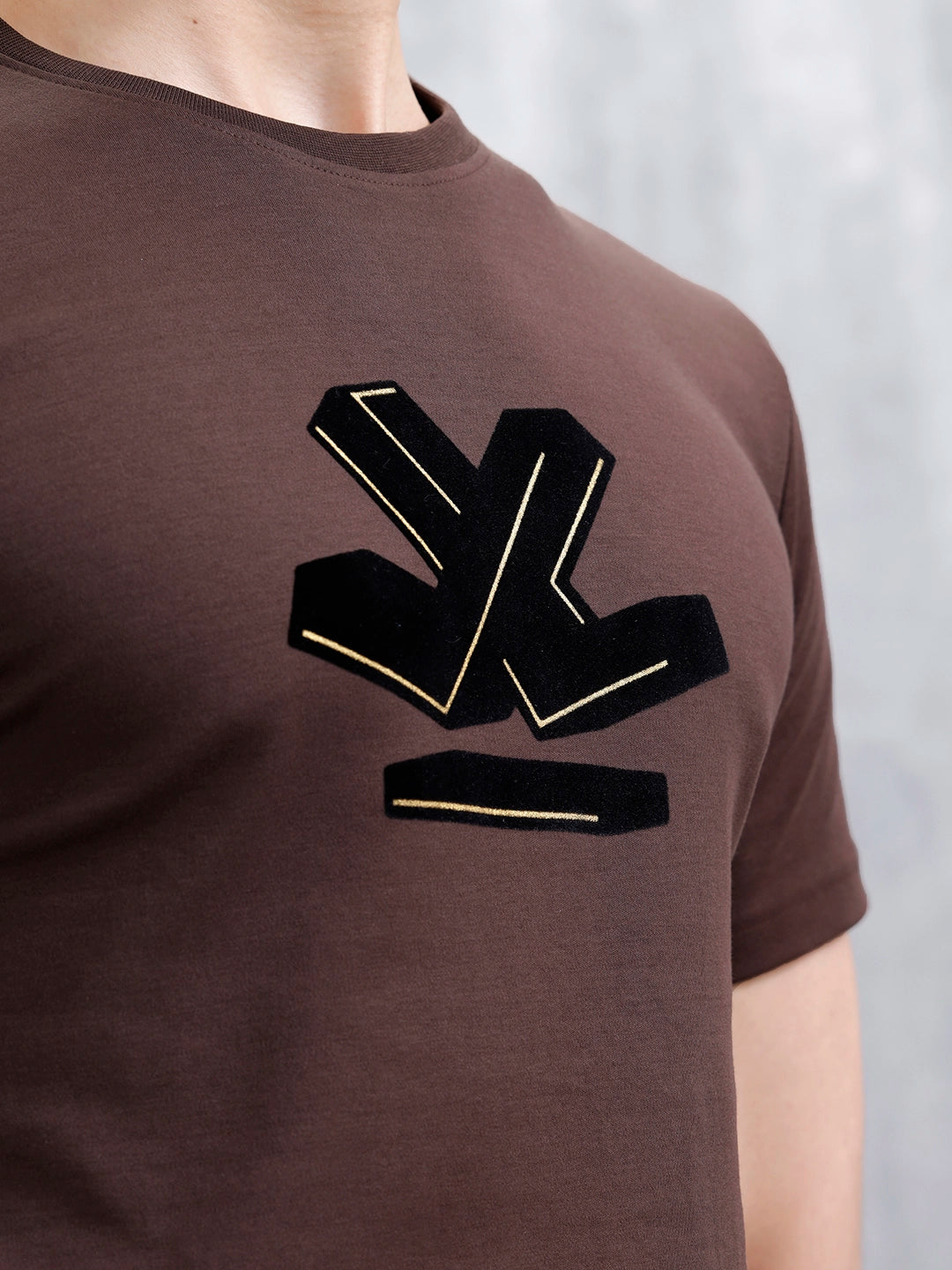 Men's Wrogn Logo Graphic Tee | Brown