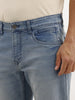Faded Straight Fit Denim Jeans | Light Blue