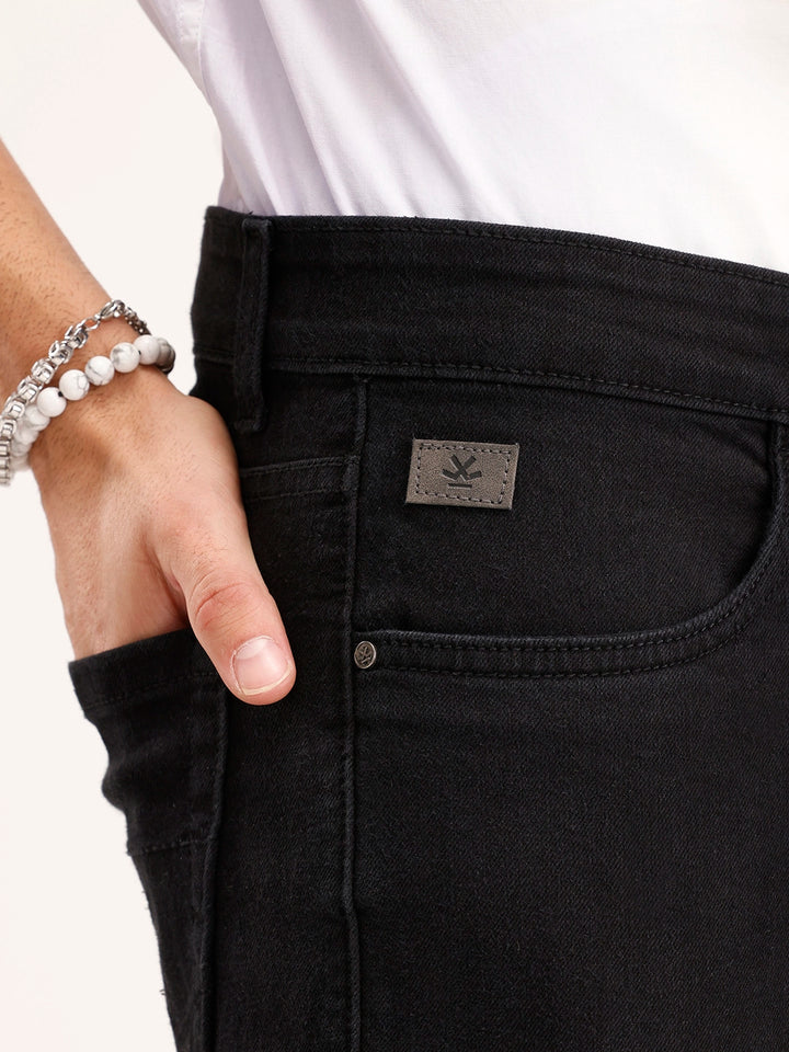 Skinny Fit Denim Jeans | Black