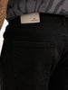 Solid Straight Fit Denim Jeans | Black