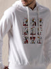 White Goofy Montage Hoodie