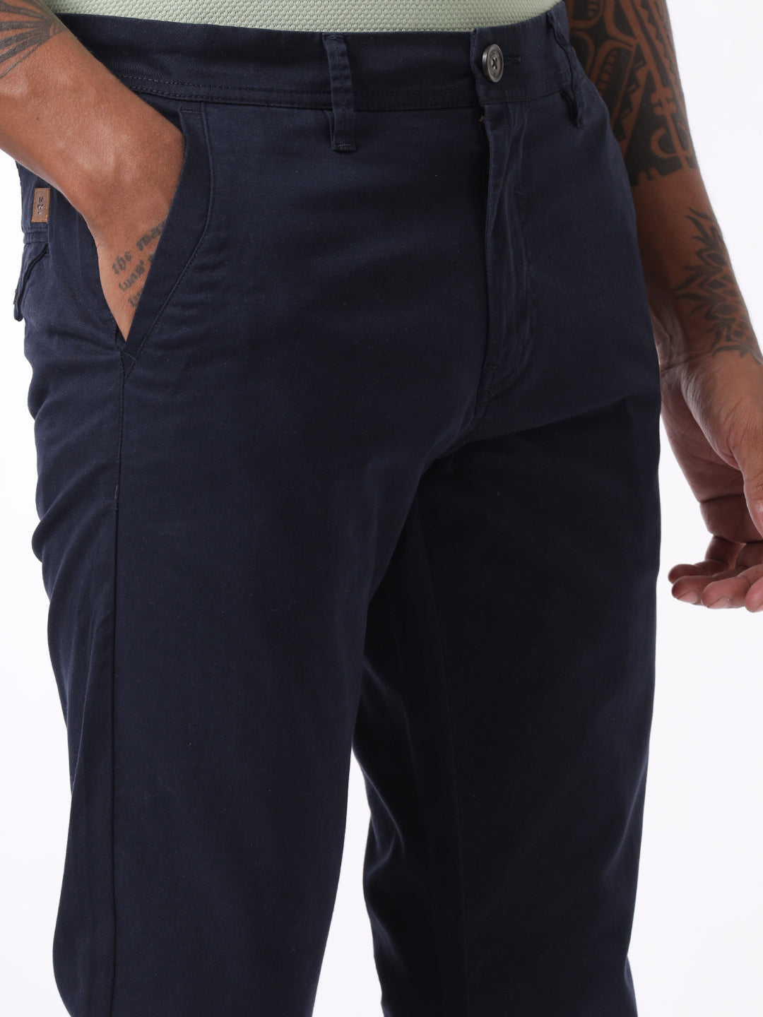 Basic Navy Slim Fit Trouser