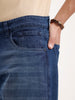Loose Fit Faded Denim Jeans | Blue