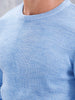 Slim Fit Crew Neck Pullover | Blue