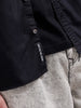 Solid Regular Fit Cotton Shirt | Black