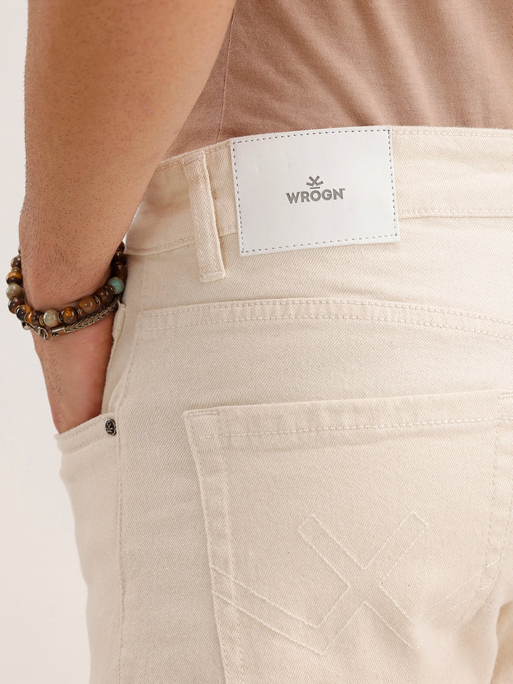 Straight Fit Denim Jeans | Off White