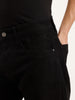 Solid Anti Fit Denim Jeans | Black