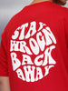 Men's Oversized Tee With Graphic  |  Red