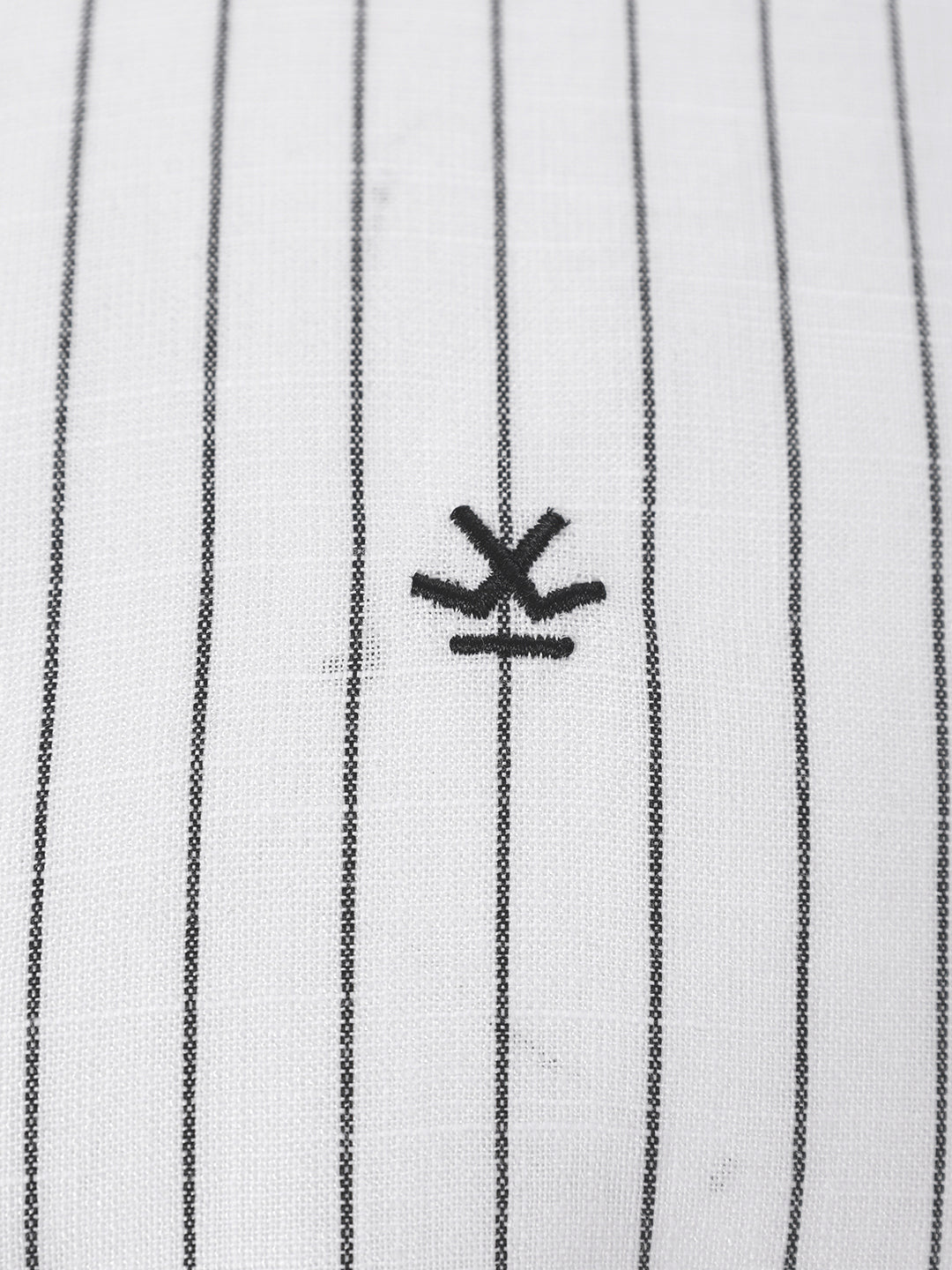 Comfort Fit Striped Shirt | Black