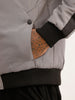 Solid Regular Fit Puffer Jacket | Grey