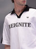 Cut & Sue Oversized Polo T-Shirt | White