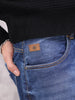 Anti Fit Mid Washed Cotton Spandex Jeans I Dark Stone