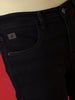 Black Stretch Cropped Jeans