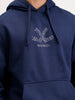 Solid Oversized Fit Hoodie  | Blue