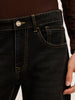 Solid Straight Fit Denim Jeans | Black | WWJN2315AZ