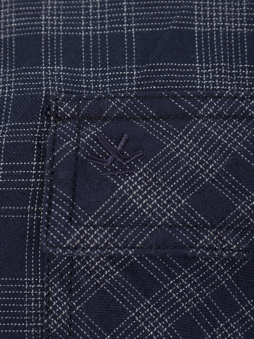Slim Fit Double Pocket Shirt | Blue