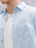 Solid Full Sleeve Regular Fit Shirt | Light Blue