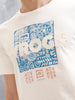 Ancient Markings Inspired Brand Carrier Slim Fit T-Shirt | Beige