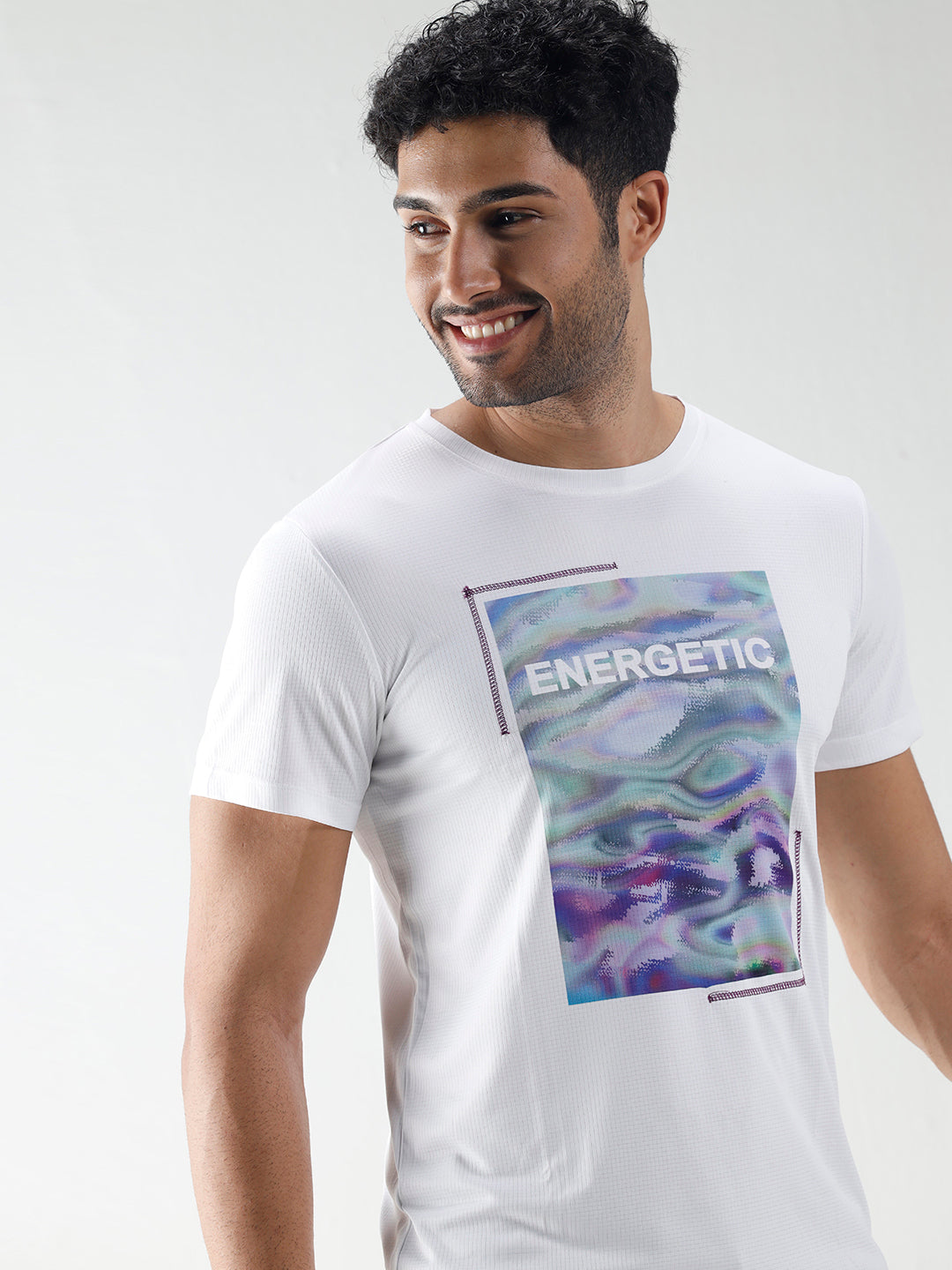 Printed Energetic Casual T-Shirt