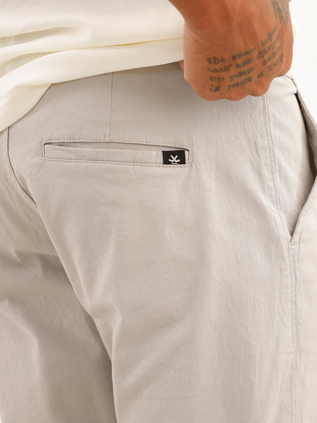 Solid Loose Fit Trouser | Grey
