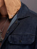 Back Printed Hooded Shirt  | Blue