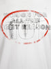Distressed Graphic Slim Fit T-Shirt | Off White