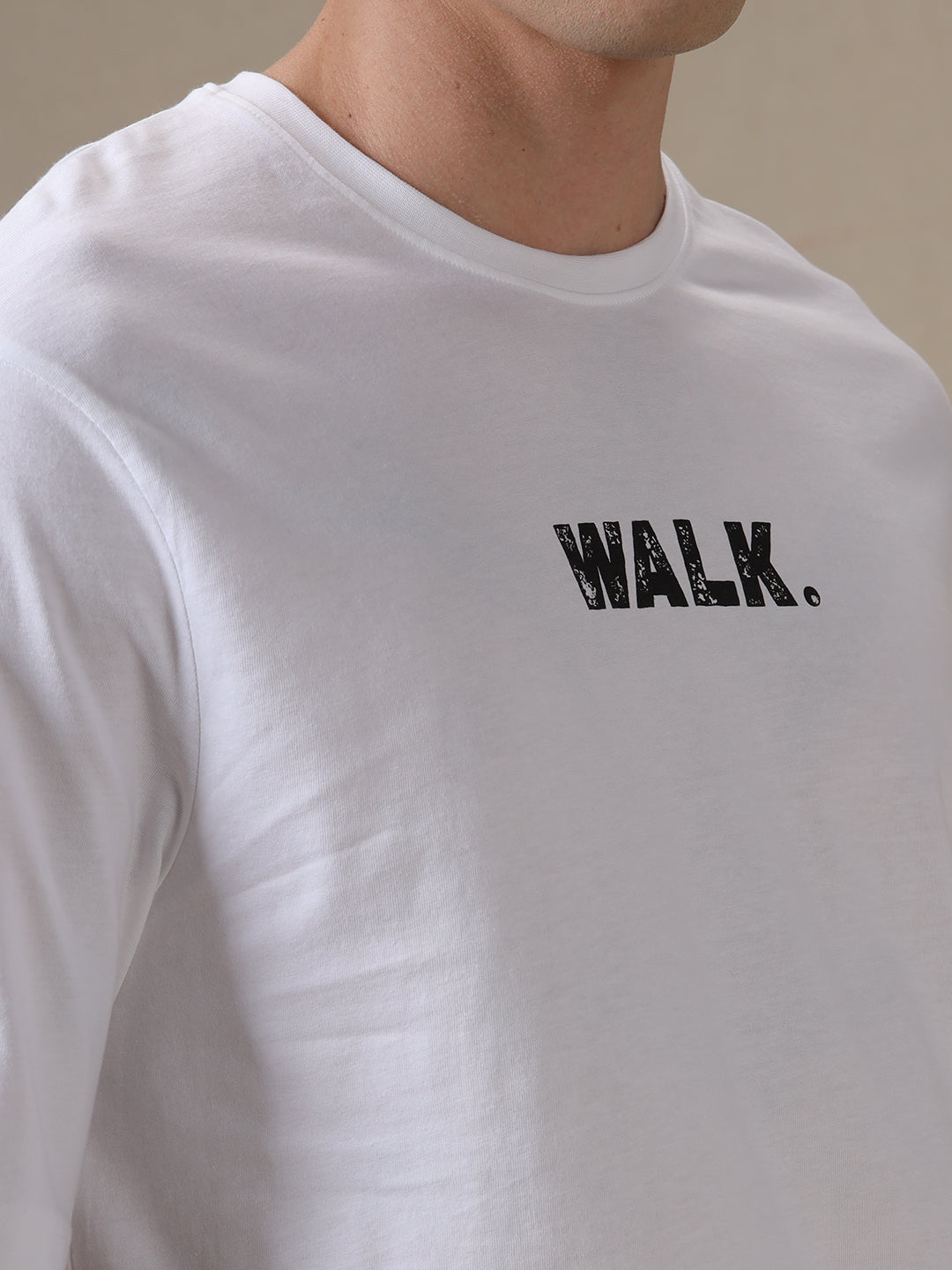 Walk Wrogn White T-Shirt