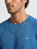Classic Placement Printed Sweatshirt | Blue