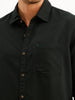 Solid Regular Fit Full Sleeve Shirt | Dark Green | WWSH9193F