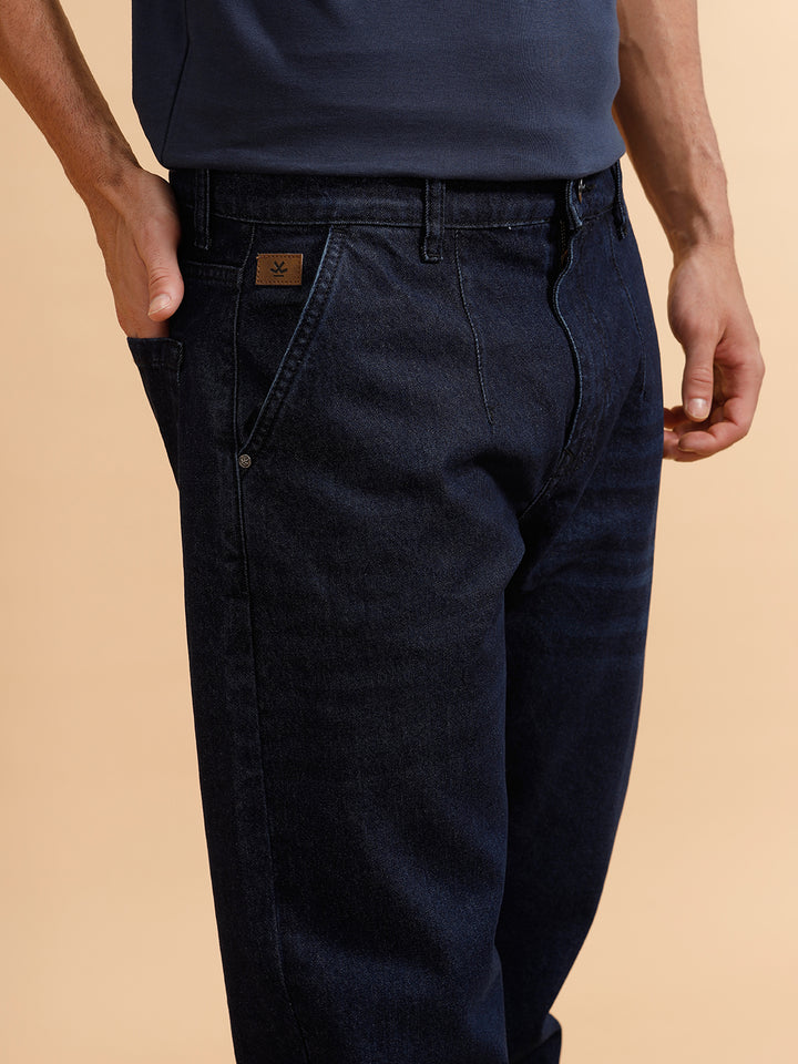 Light Fade Anti Fit Jeans | Dark Blue